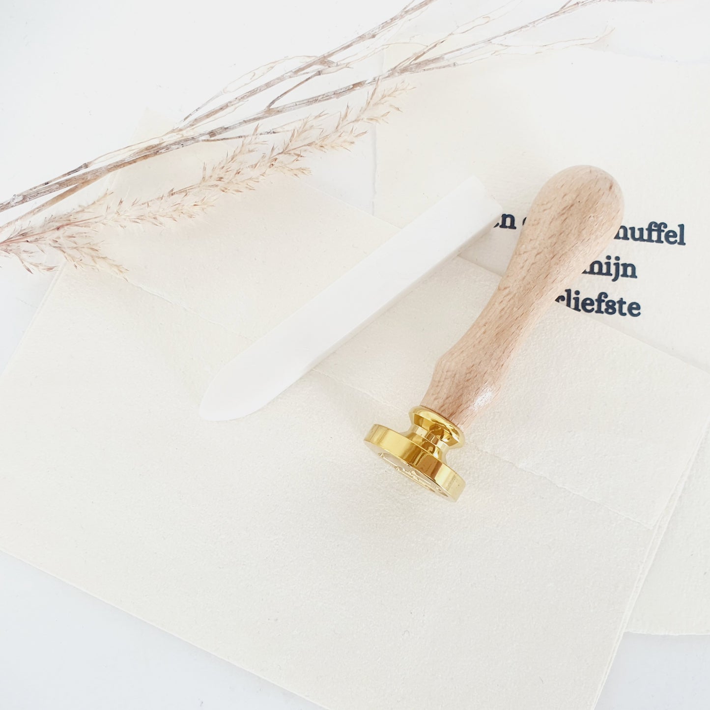 Wax zegel stempel set