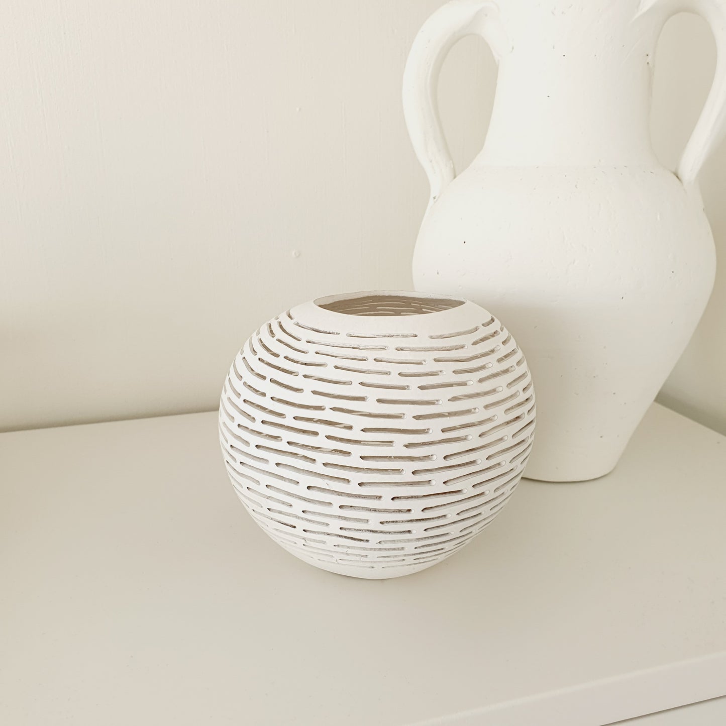 Tea light holder coconut S