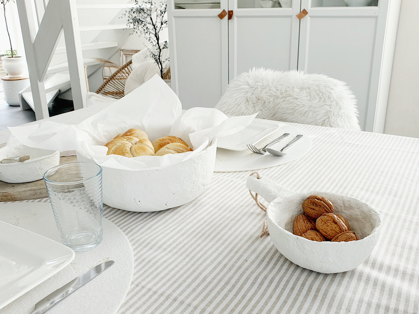 Paper mache bowl Lot