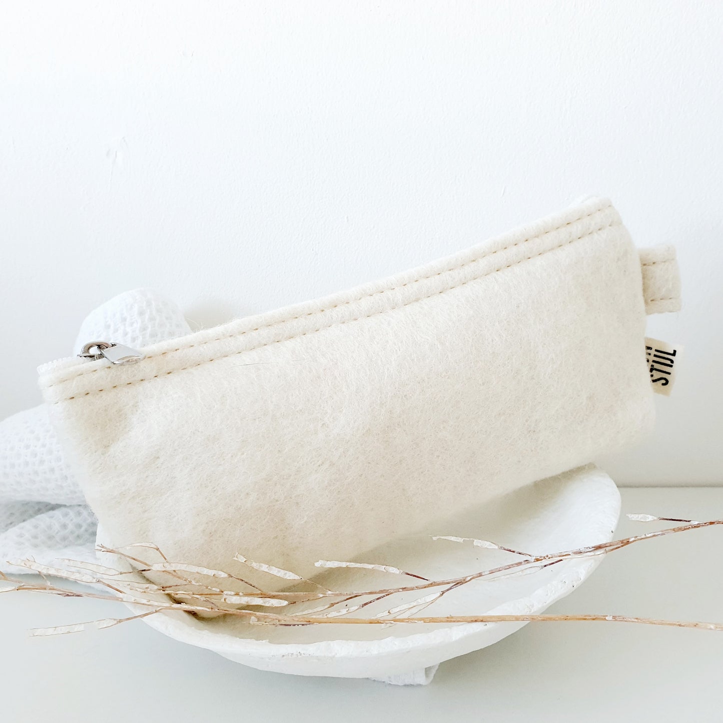 Wollen toilettas/etui