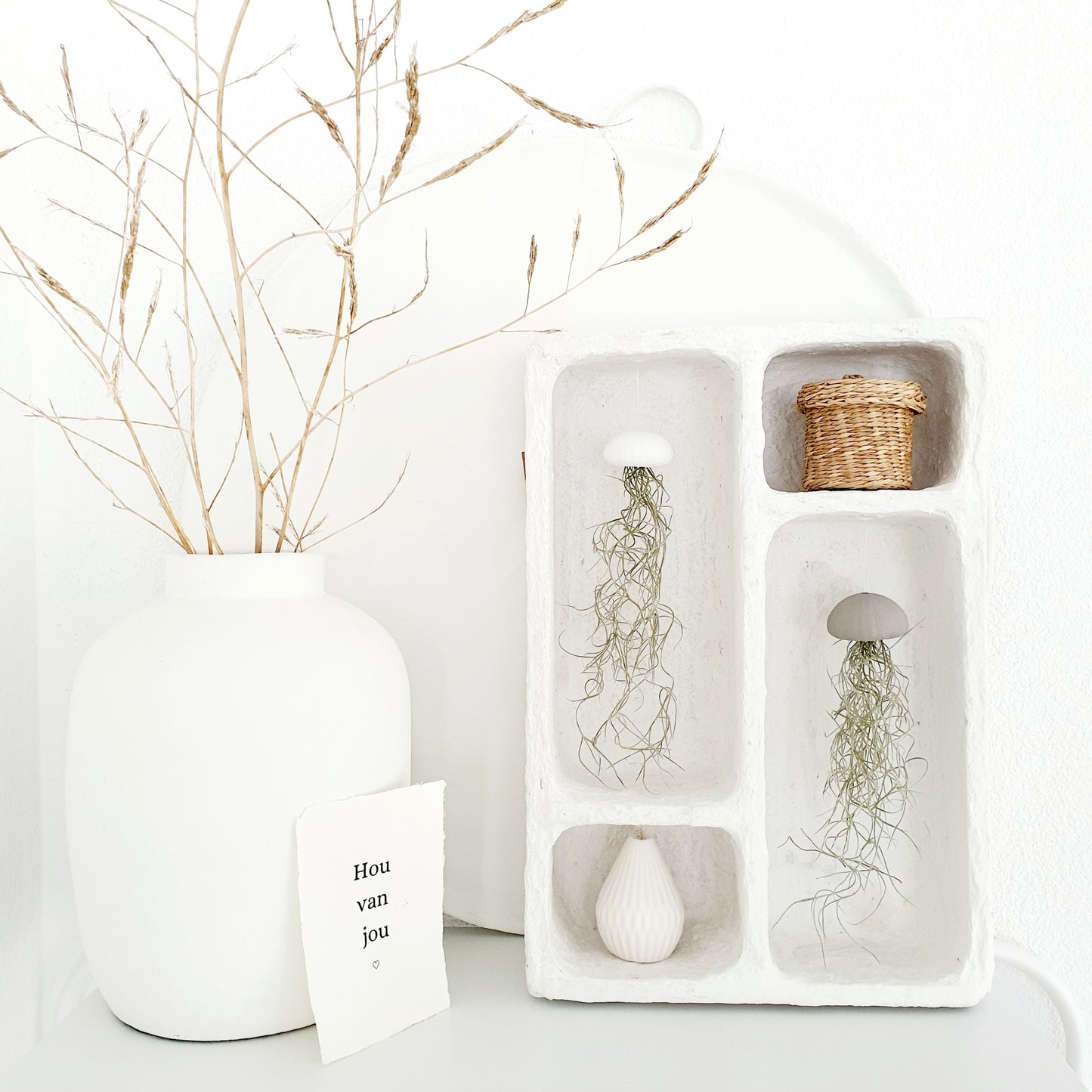 Papiermache kastje rechthoek