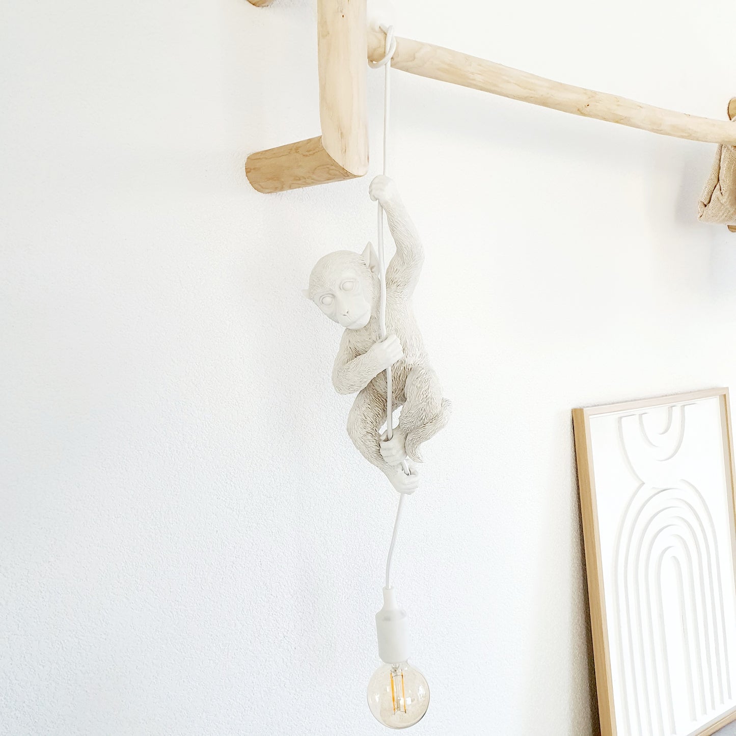 Monkey weiße Pendelleuchte