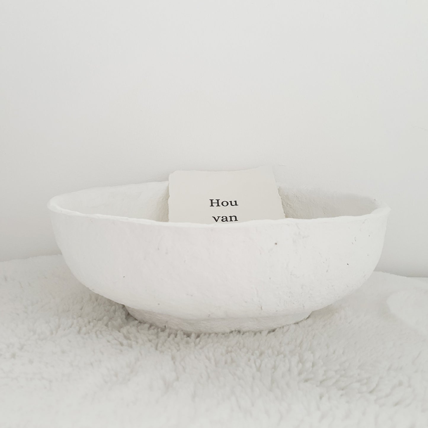 Papiermache kom Loet