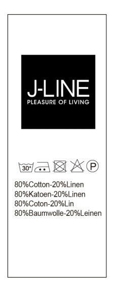 Plaid stonewashed grijs/munt