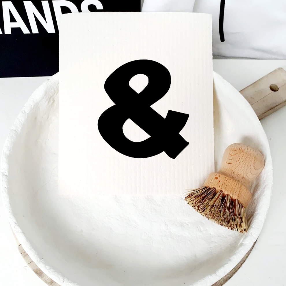 Dishcloth with print &