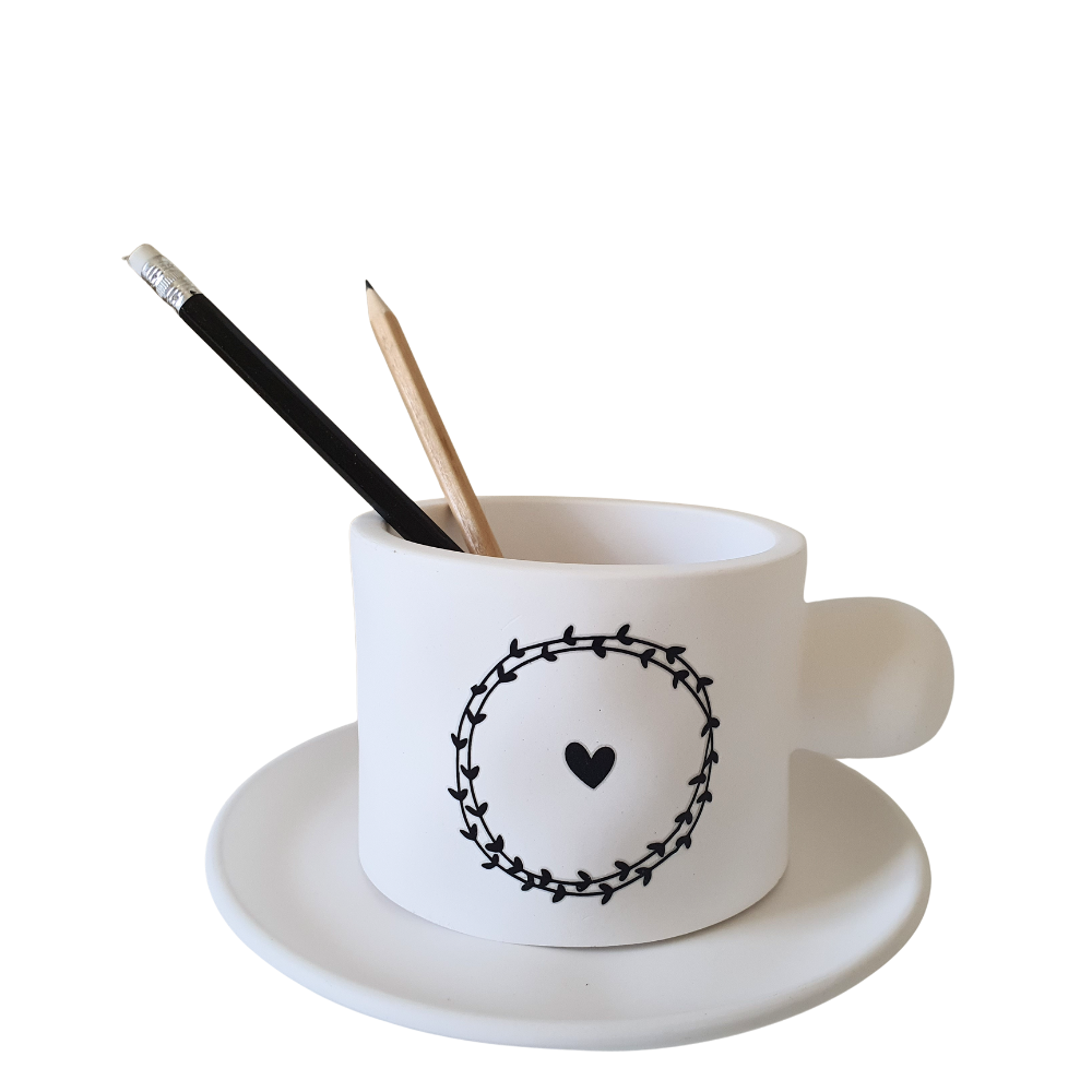 Decoratie kop en schotel