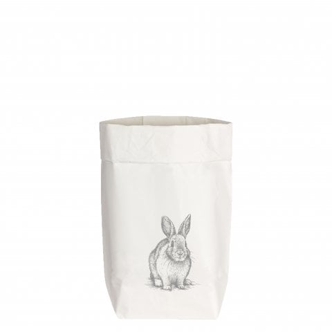 Paperbag sitting bunny