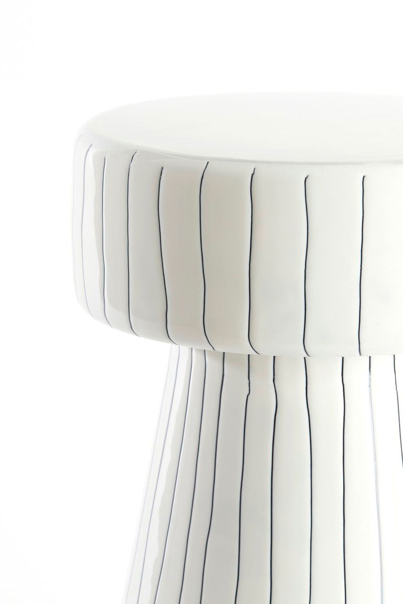 Bijzettafel DAKWA wit XL