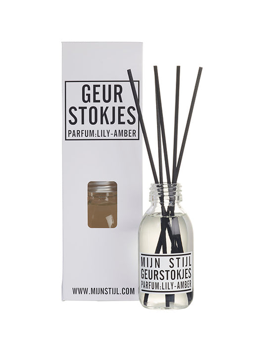 Geurstokjes Amber-lily