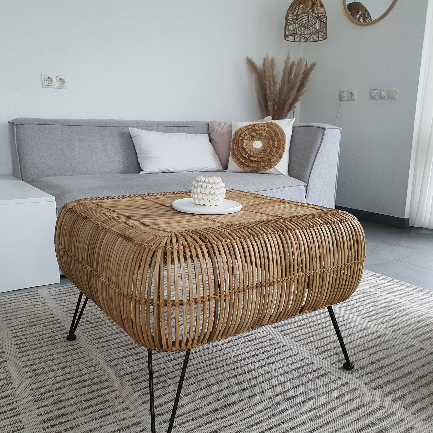 Rattan-Couchtisch Silves