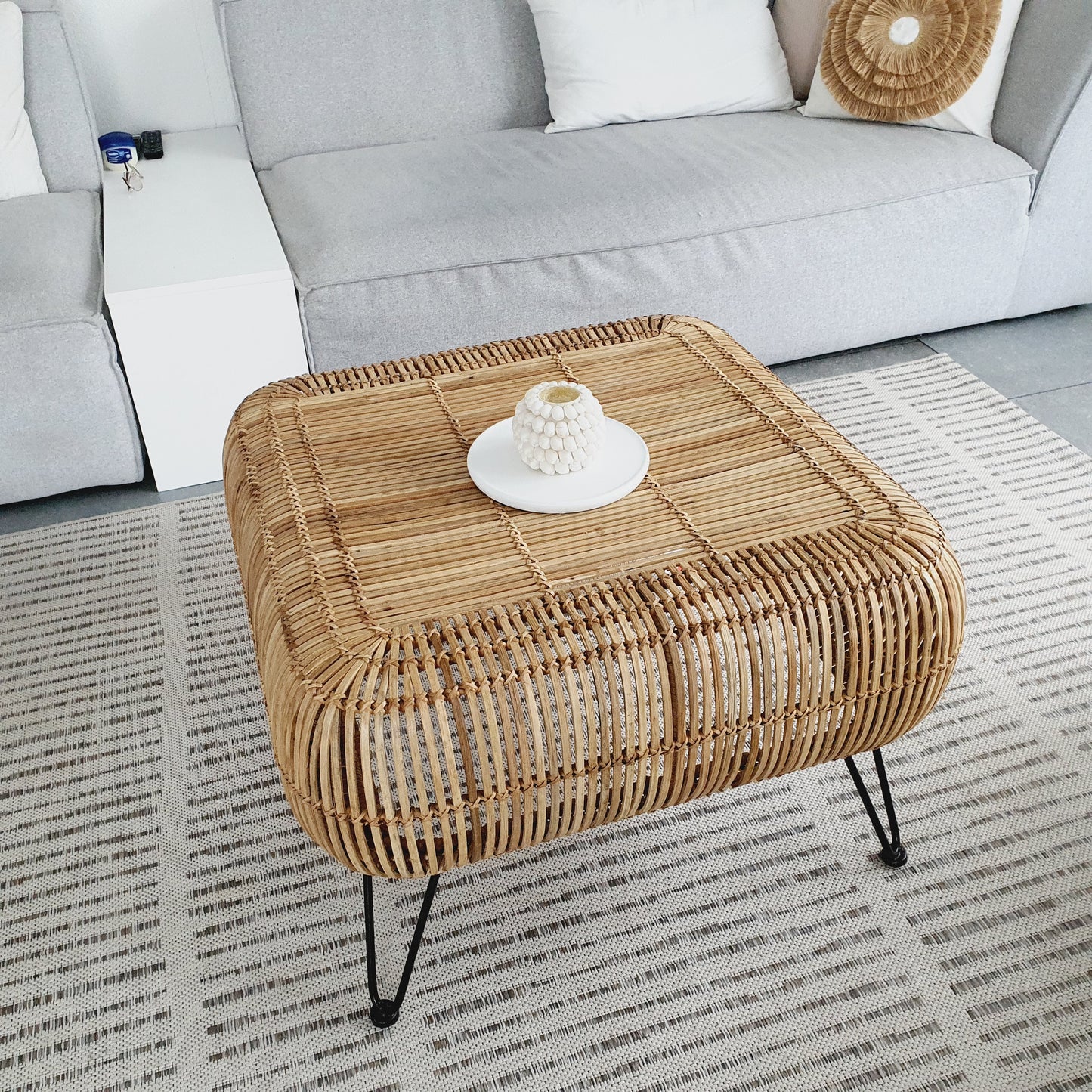 Rattan-Couchtisch Silves