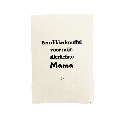 Kaart A6 | de allerliefste mama