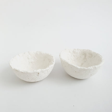 Papiermache schaaltjes set van 2