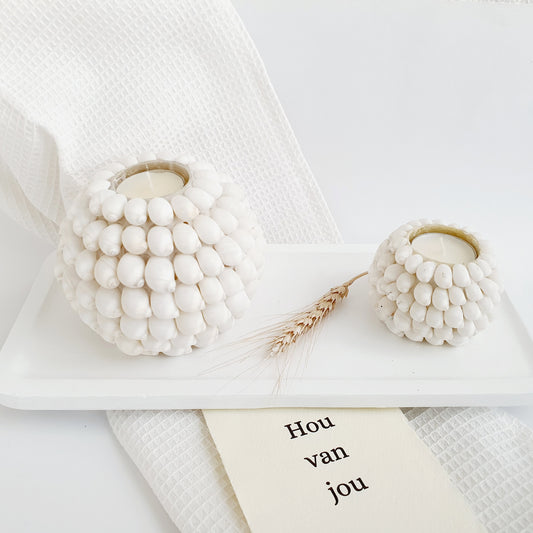 Tea light holder shell L