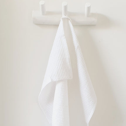 Gastendoekje wit wafel