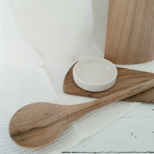 Walnoten houten pollepel