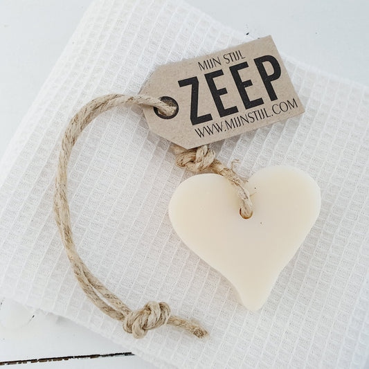 Soap pendant heart