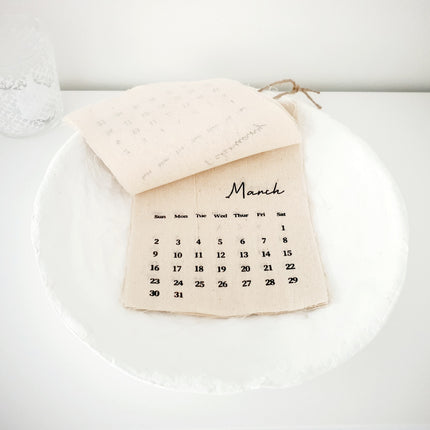 Stoffen kalender 2026