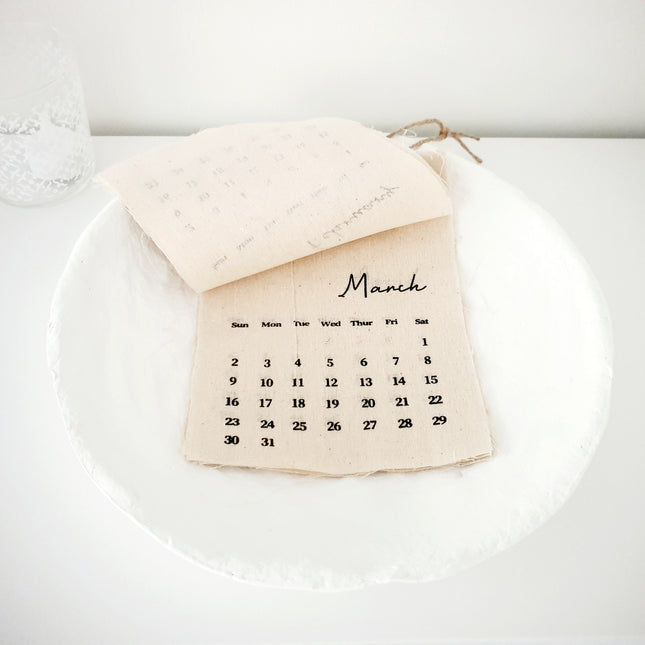Stoffen kalender 2026