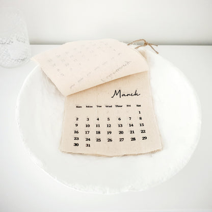 Stoffen kalender 2026