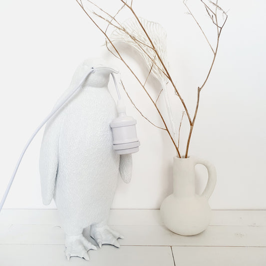 Table lamp Penguin Resin White Small