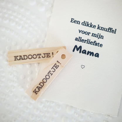 Houten labels