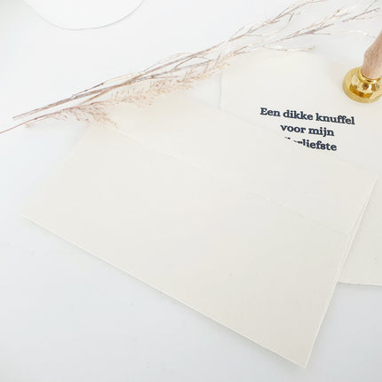 Envelop handgeschept papier