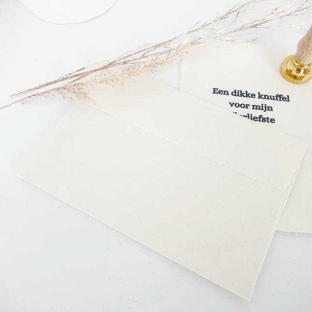 Envelop handgeschept papier