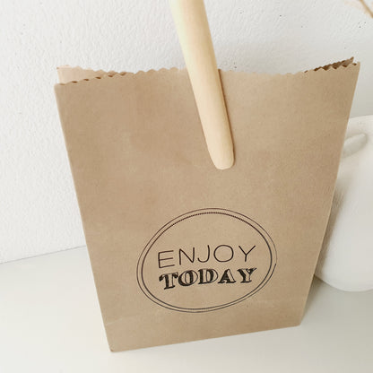 Geschenktüte genießen Sie heute