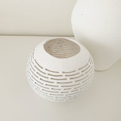 Tea light holder coconut S