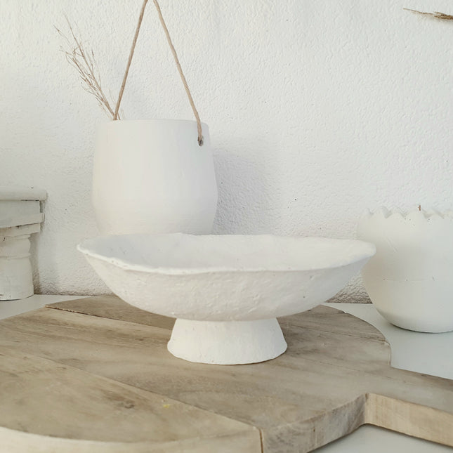 Pappmaché-Schüssel Lin on foot