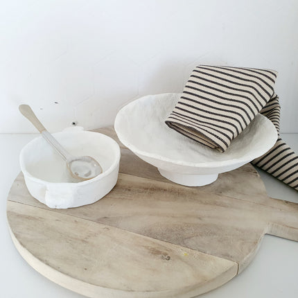 Papiermache schaaltje op voet