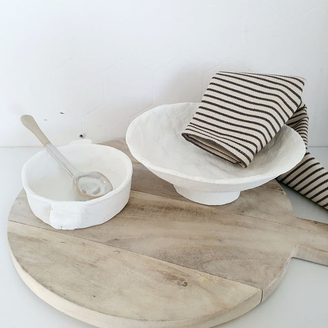 Papiermache schaaltje Lin op voet