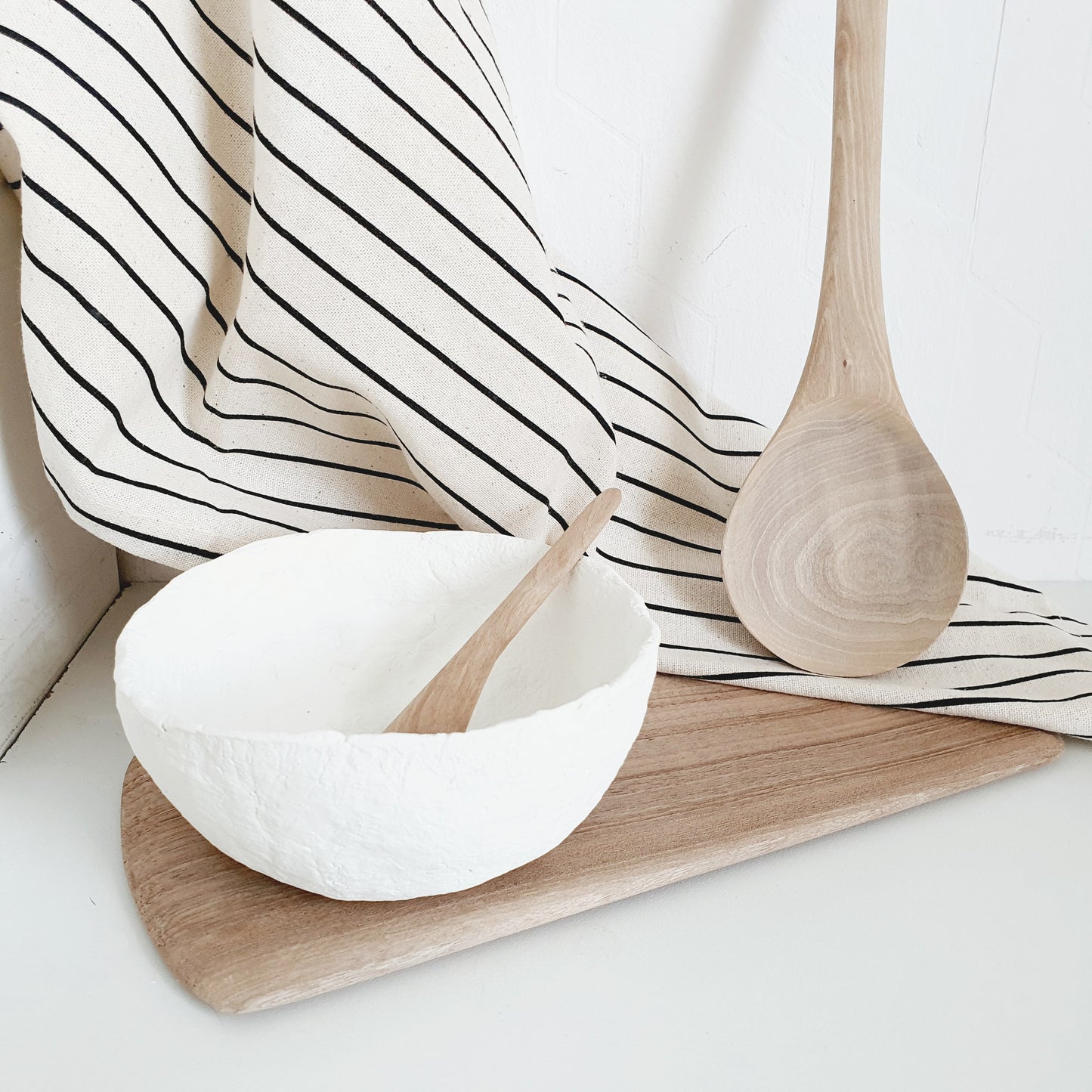 Walnut wooden ladle