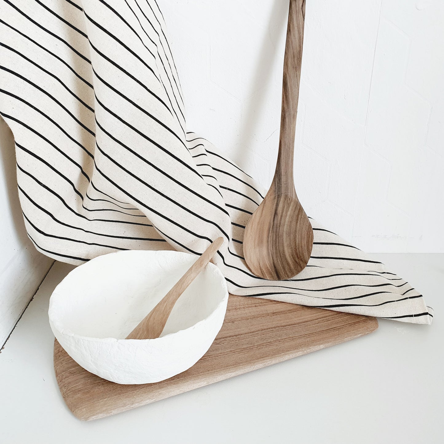 Walnut wooden ladle