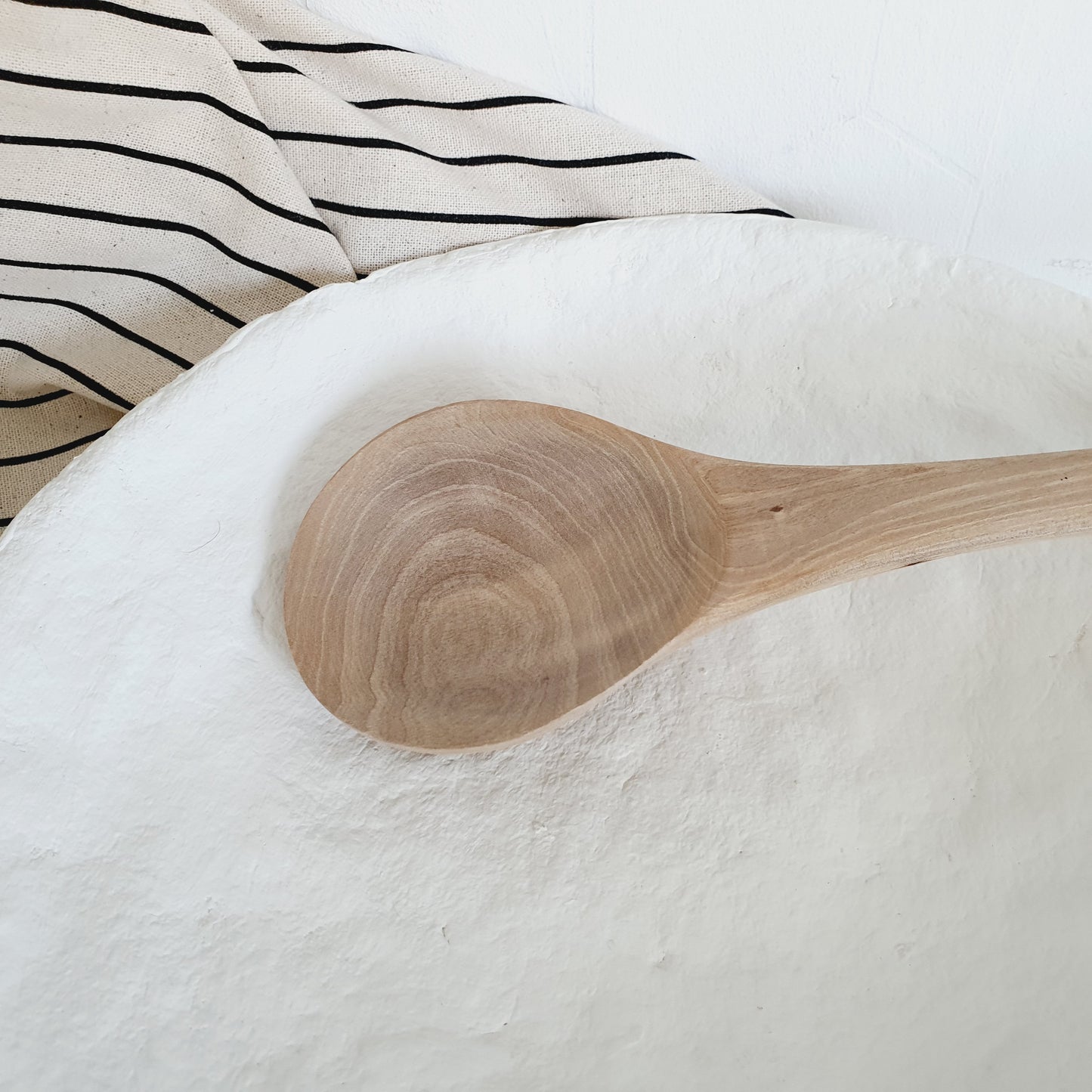 Walnut wooden ladle