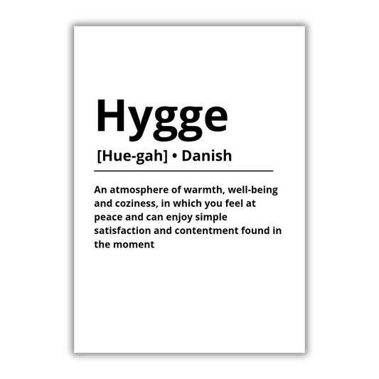 Poster A4 - Hygge