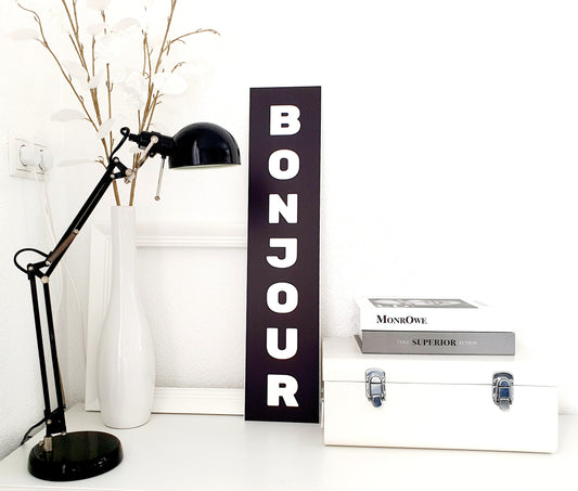 Poster small XL - BONJOUR
