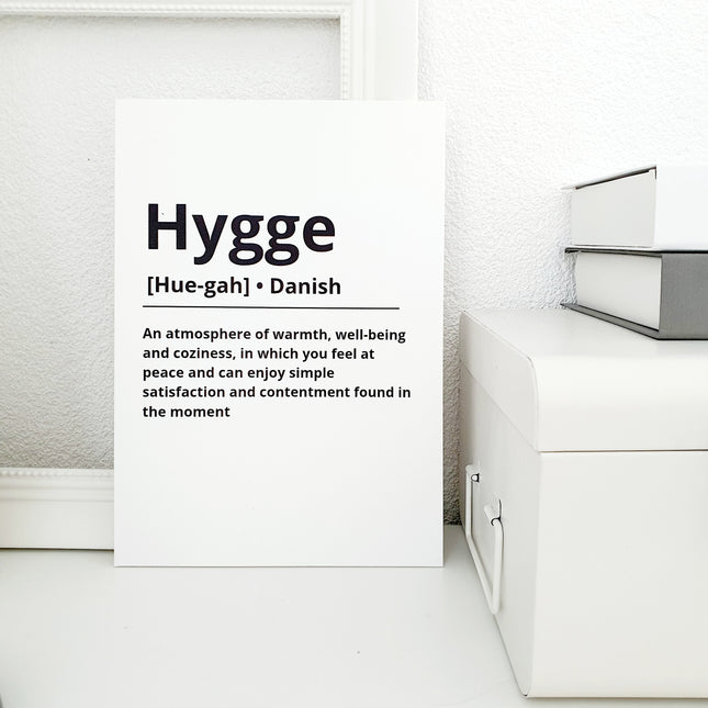 Forex-Posterplatte A4 - Hygge