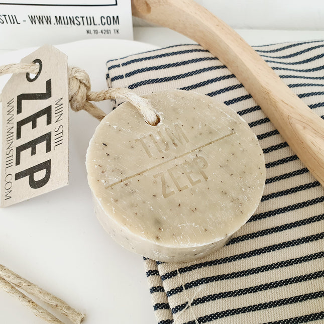 Soap perfume thyme with print