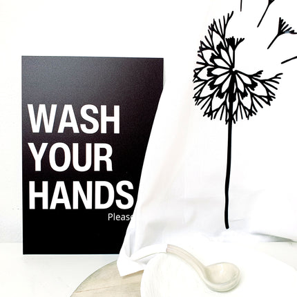 Poster A4 - wash your hands