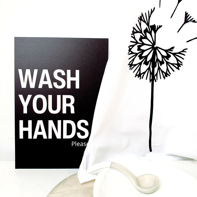 Poster A4 - wash your hands