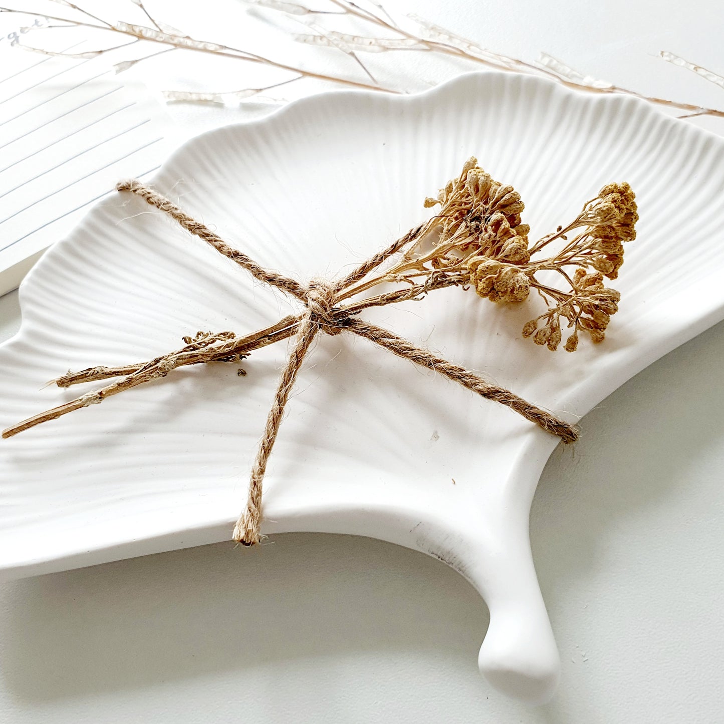 Bowl in ginkgo leaf
