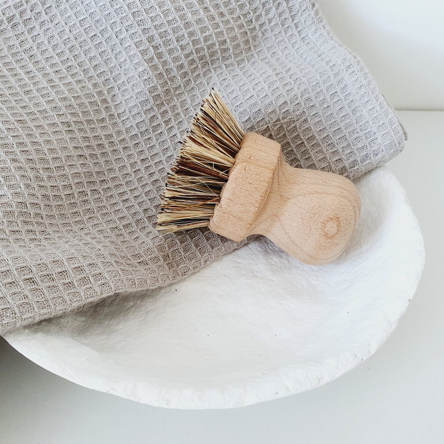 Afwasborstel knop natural