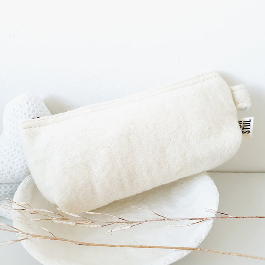 Wollen toilettas/etui