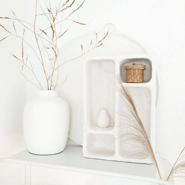 Papiermache kastje rechthoek