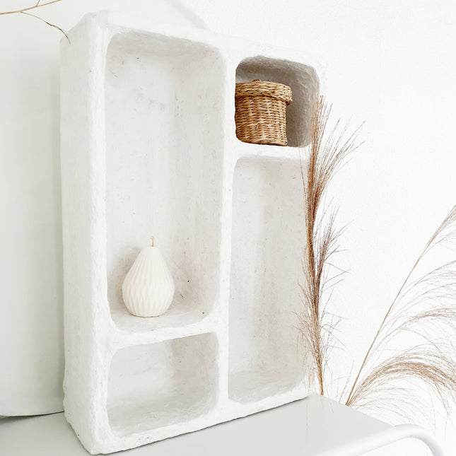 Papiermache kastje rechthoek