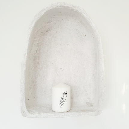 Papier-mache wandkastje M