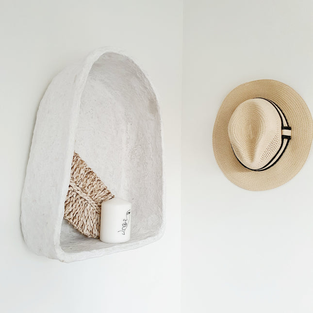 Paper-mache wall cabinet L