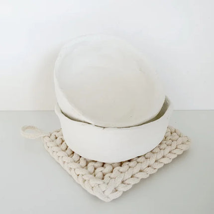 Gestrickter Untersetzer